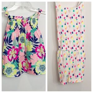 4T - NWT Bundle of 2 Carter’s - 1 dress, 1 romper